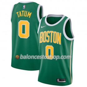 Camiseta Hombre NBA Boston Celtics Jayson Tatum 0 2018-19 Nike Verde Swingman